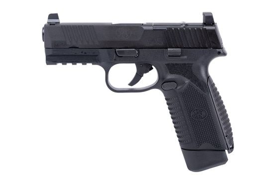 FN America 545 MRD LE .45 ACP optic-ready handgun, black.